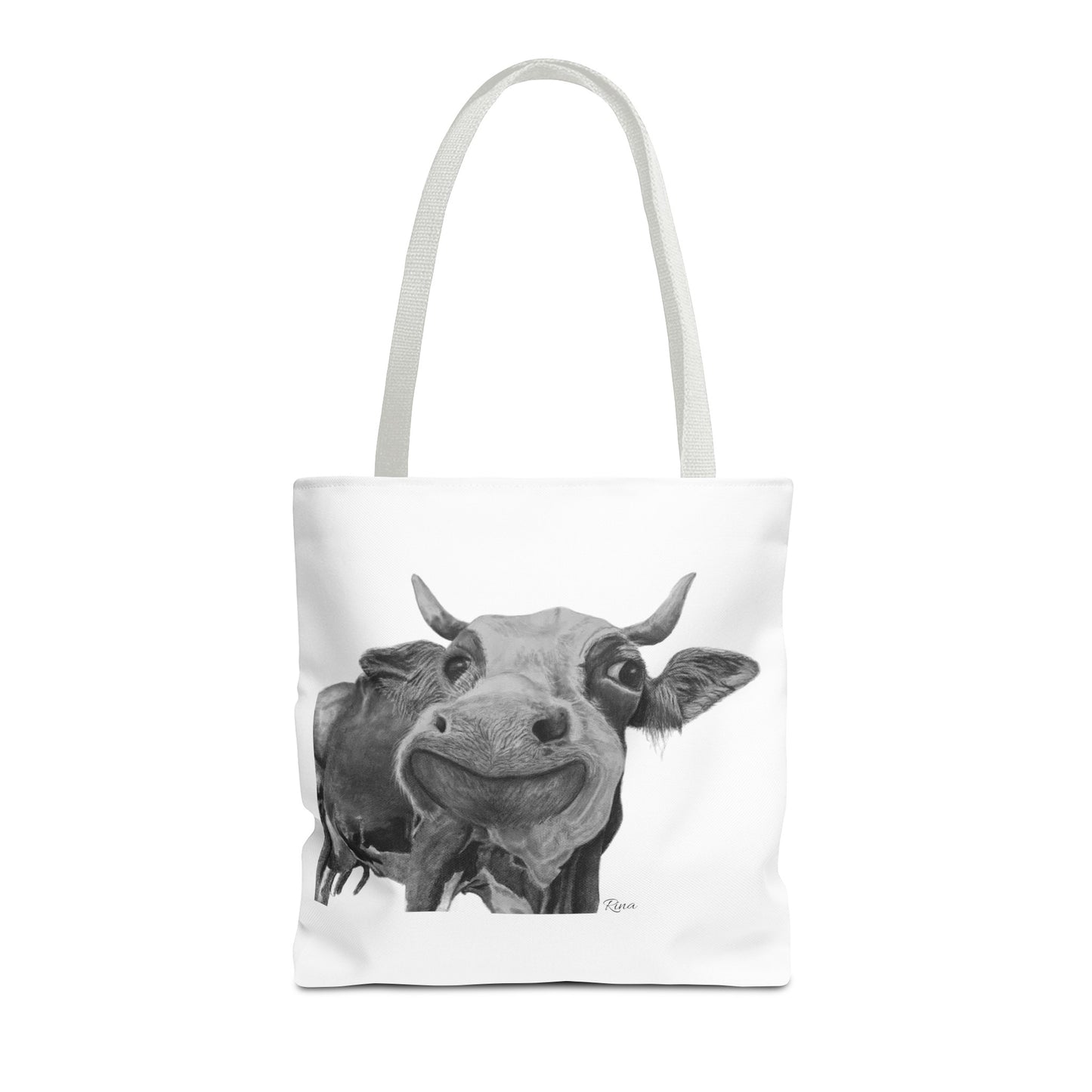 Happy Cow Tote Bag, Beach Bag, Pool Bag, Book Bag