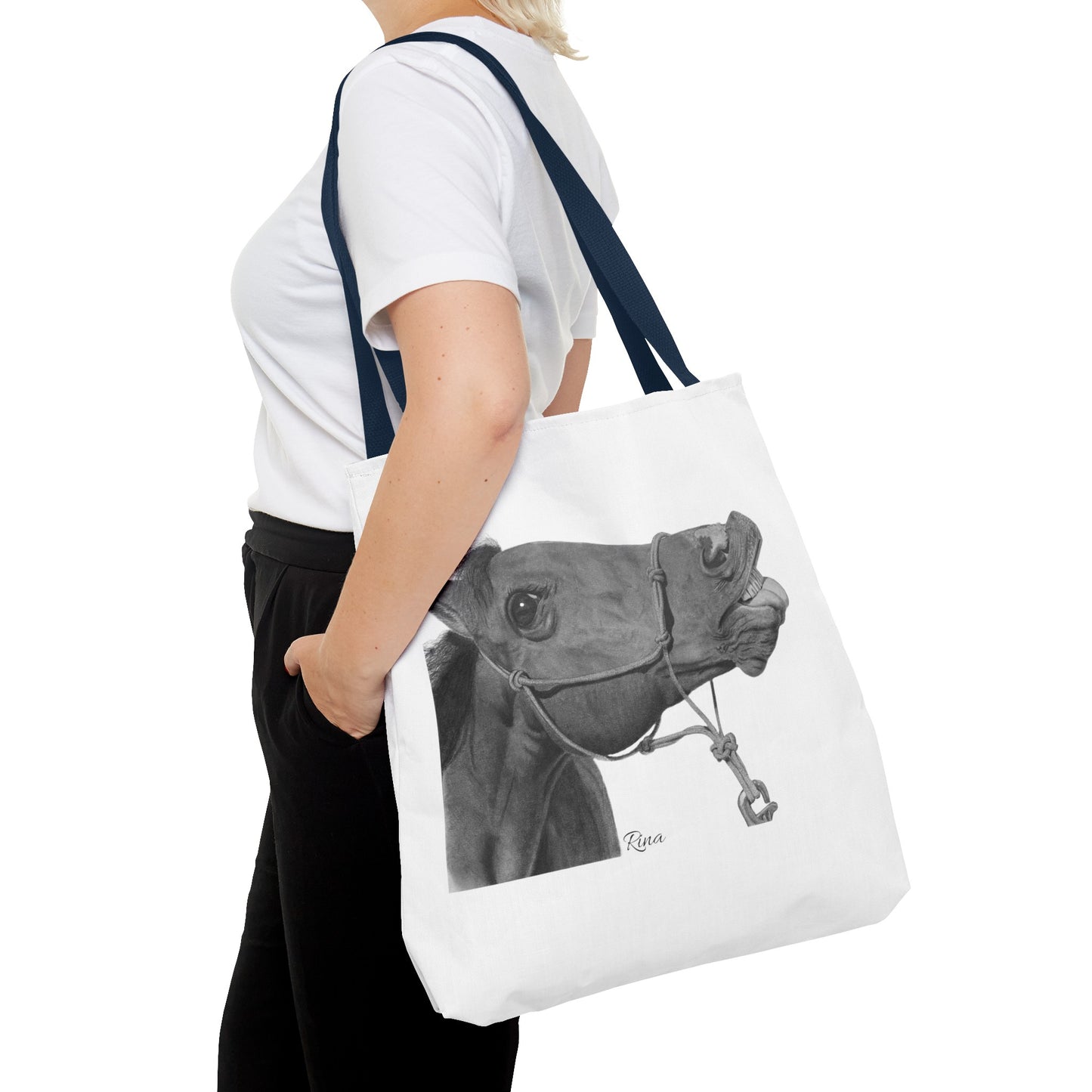 Funny Horse Tote bag, Beach Bag, Pool Bag, Book Bag