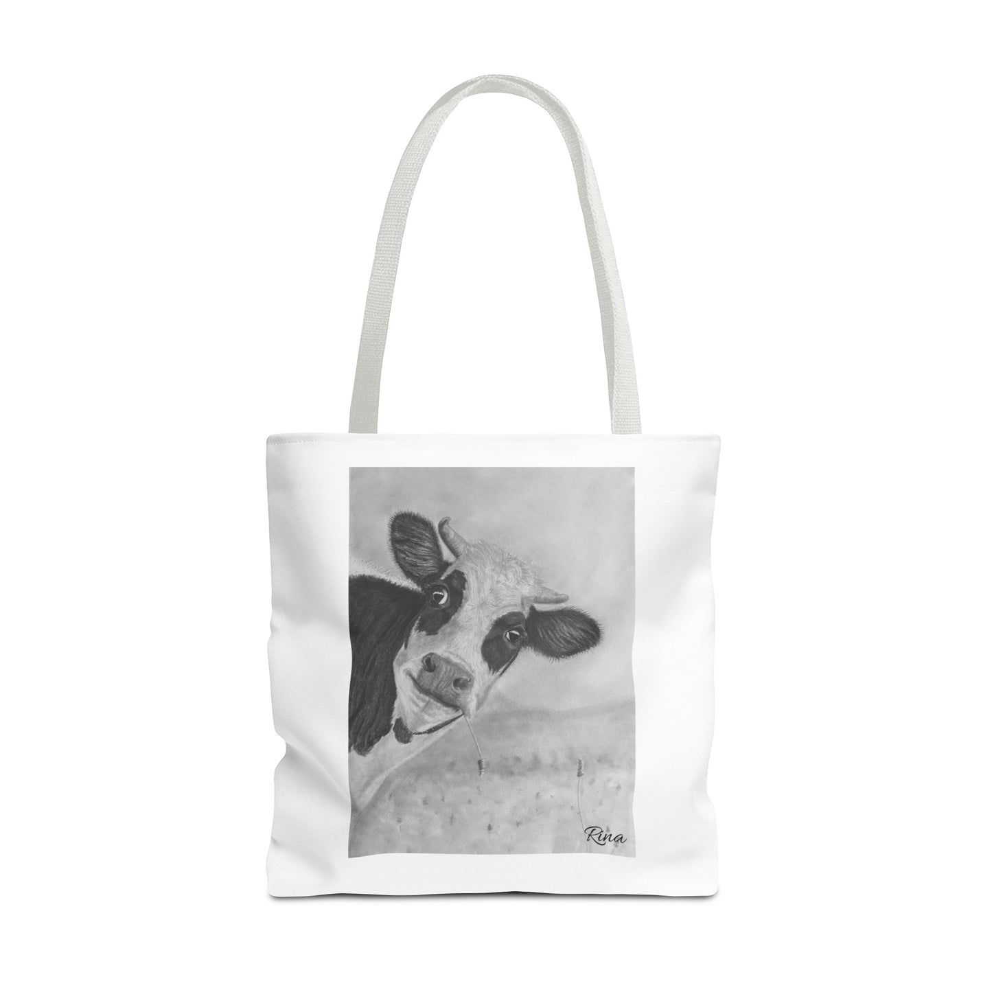 Peek A Boo Cow Tote Bag, Beach bag, Pool Bag, Book Bag