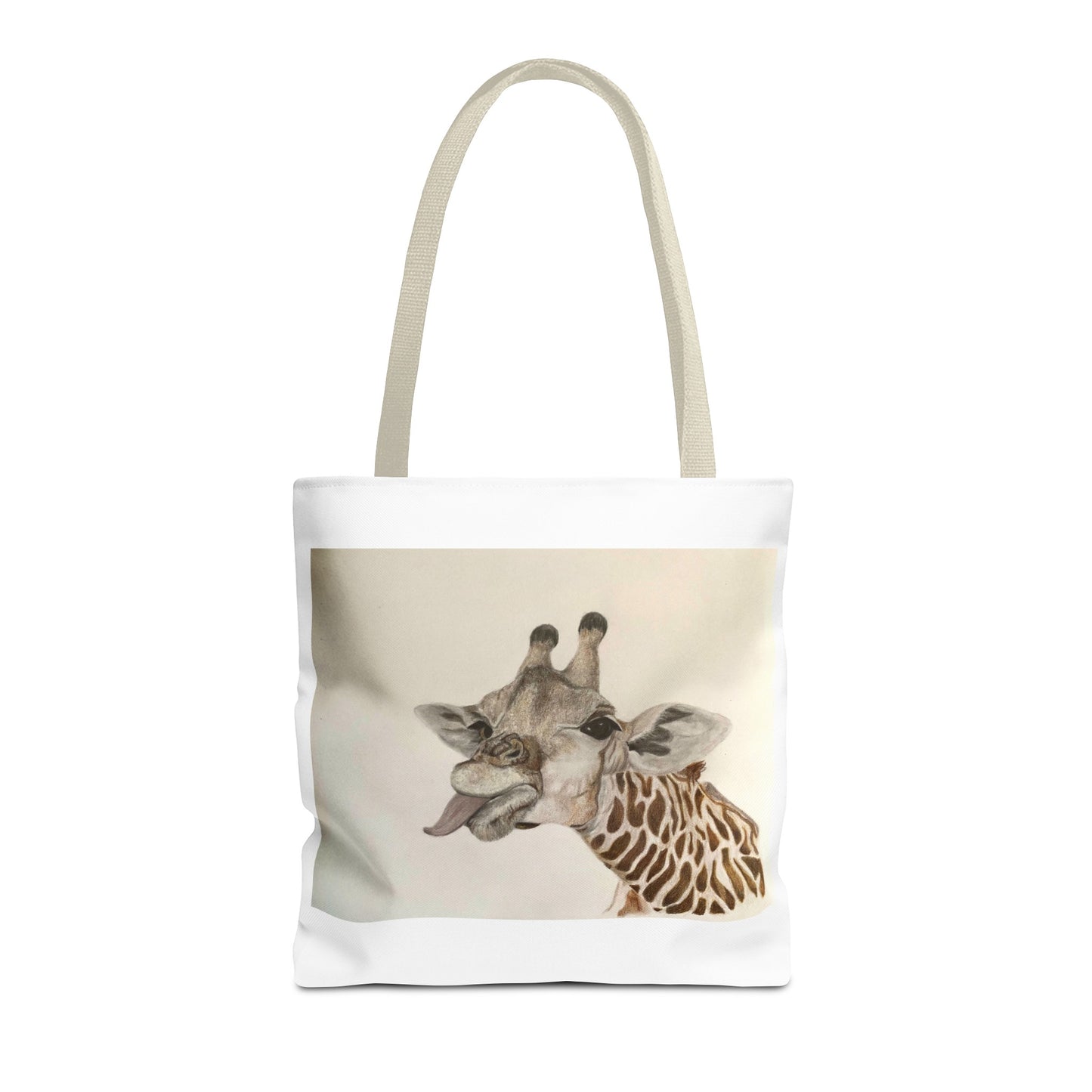 Goofy Giraffe Tote Bag, Beach Bag, Pool bag Book Bag