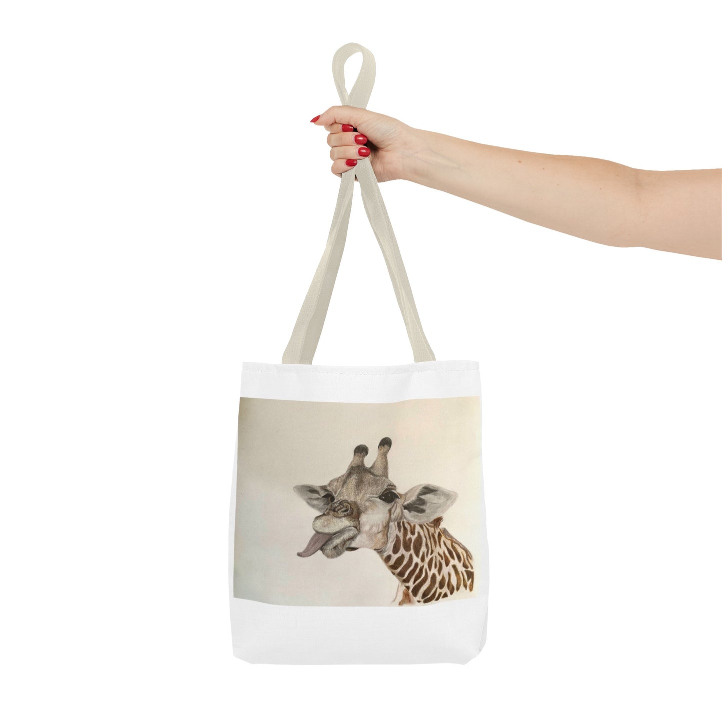 Goofy Giraffe Tote Bag, Beach Bag, Pool bag Book Bag