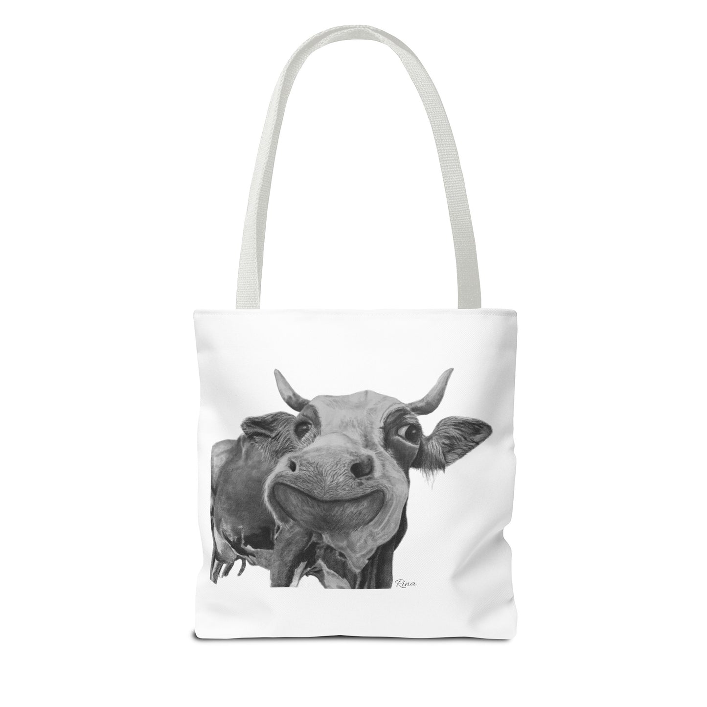 Happy Cow Tote Bag, Beach Bag, Pool Bag, Book Bag