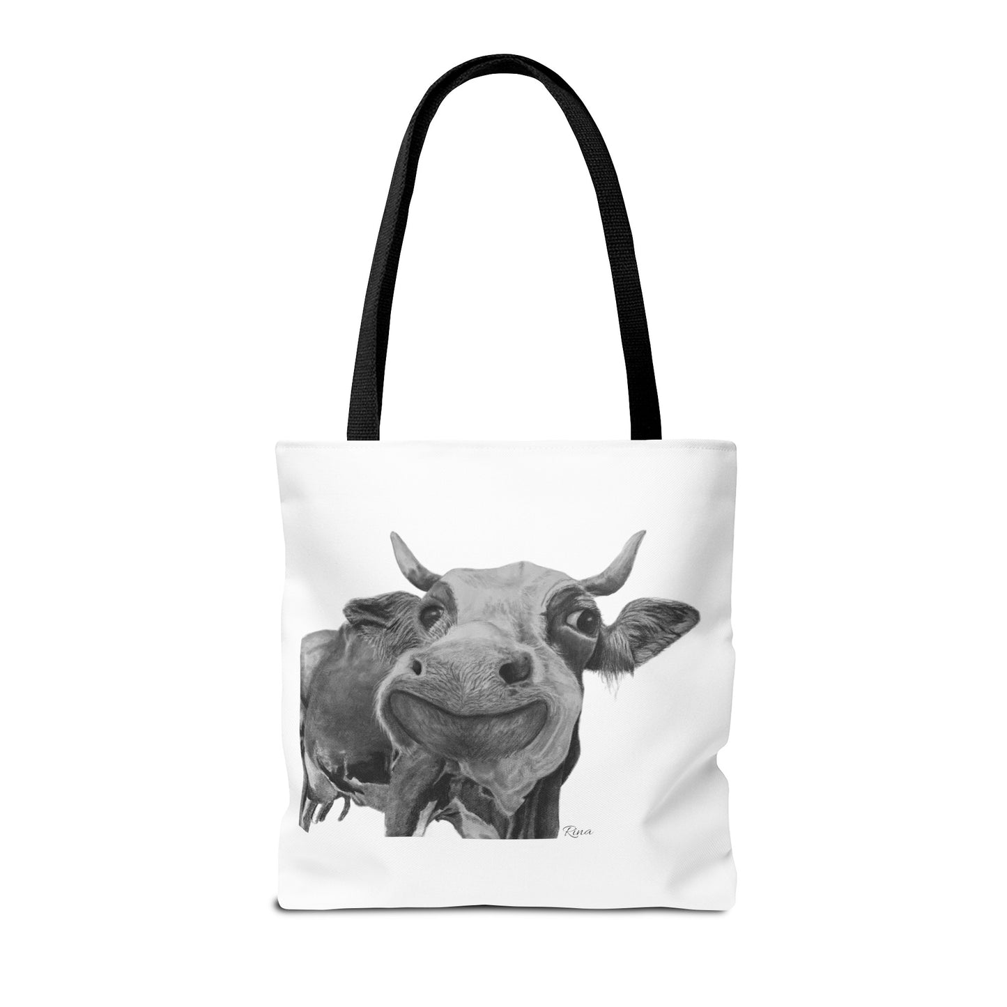 Happy Cow Tote Bag, Beach Bag, Pool Bag, Book Bag