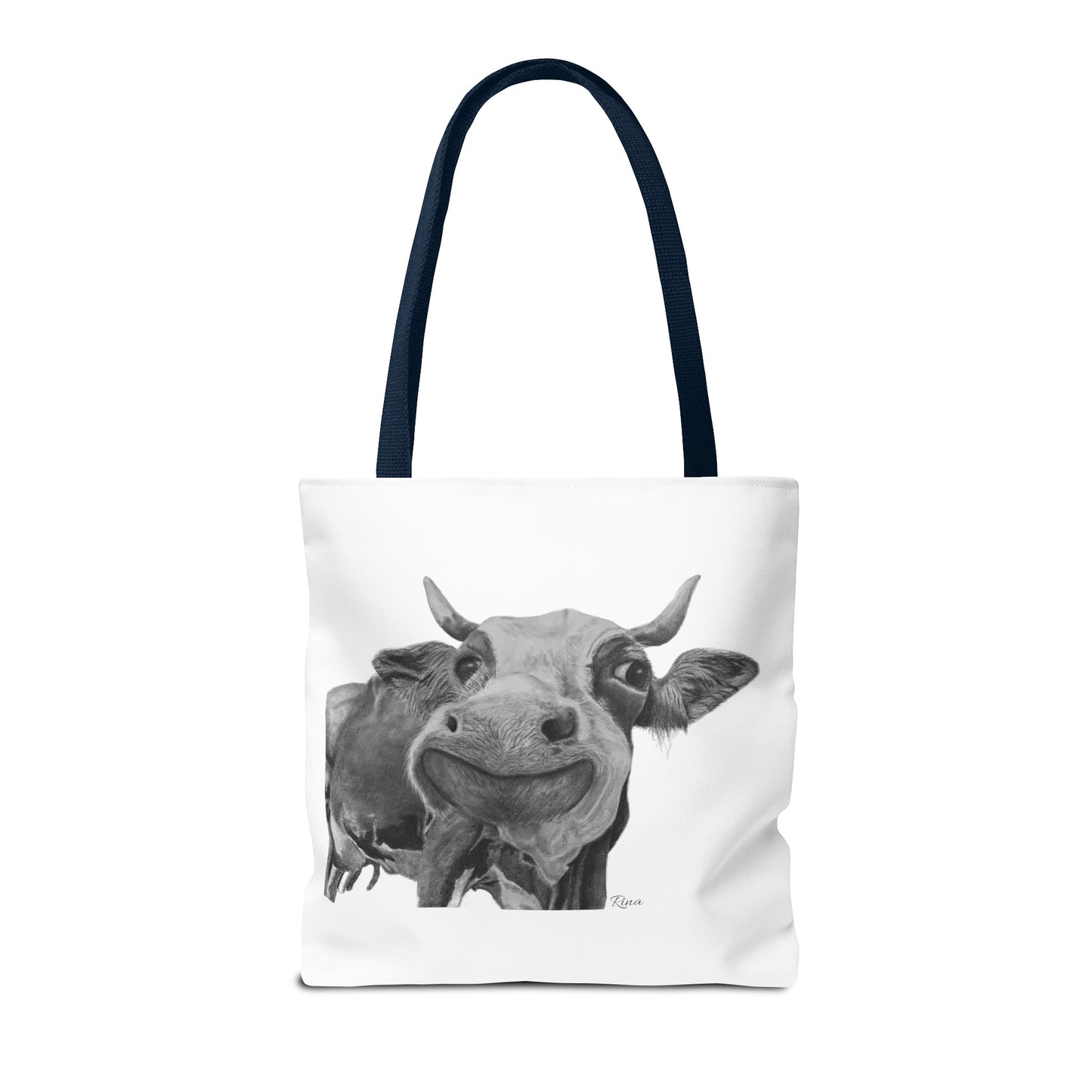 Happy Cow Tote Bag, Beach Bag, Pool Bag, Book Bag