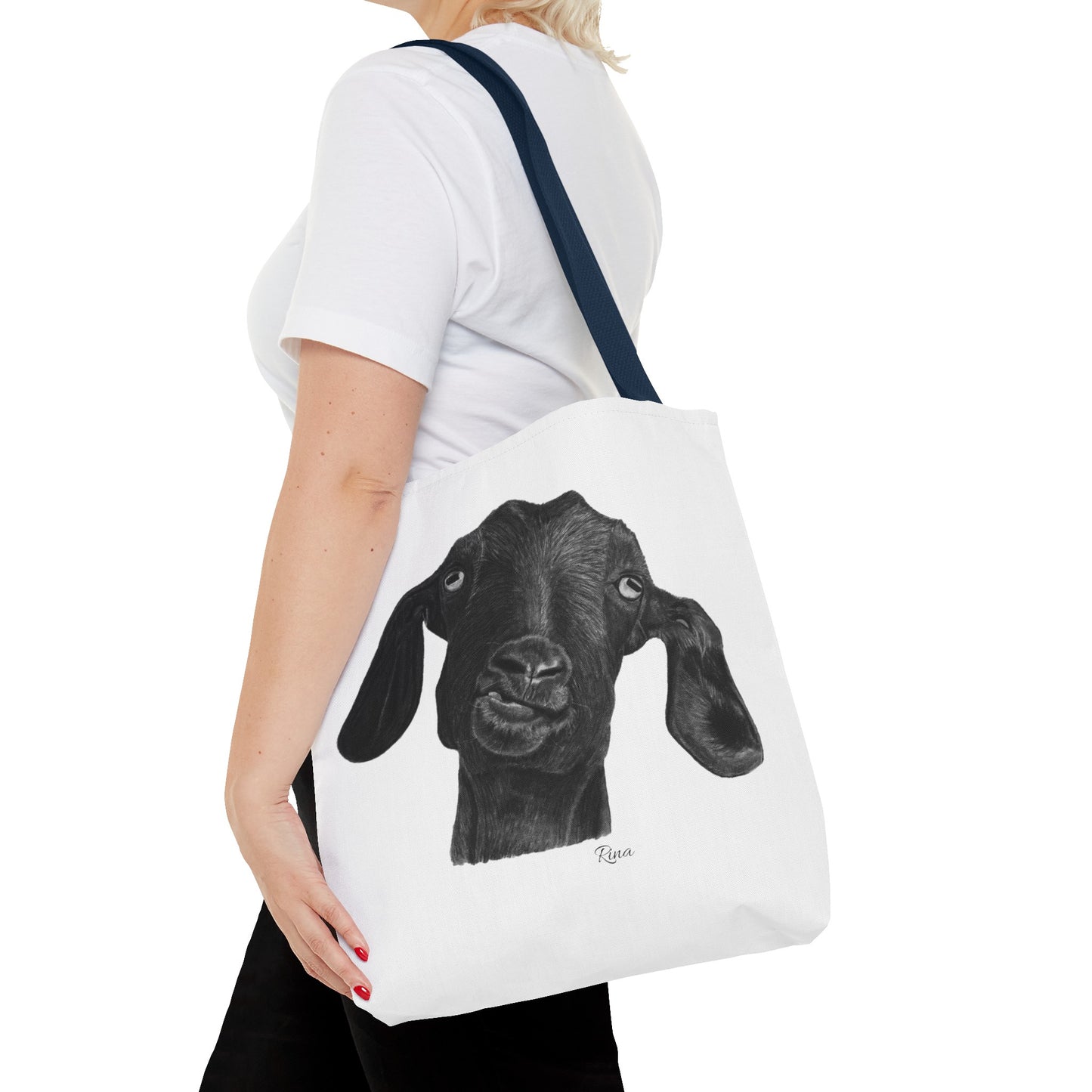 Goofy Goat Tote Bag, Beach Bag, Pool Bag, Book Bag