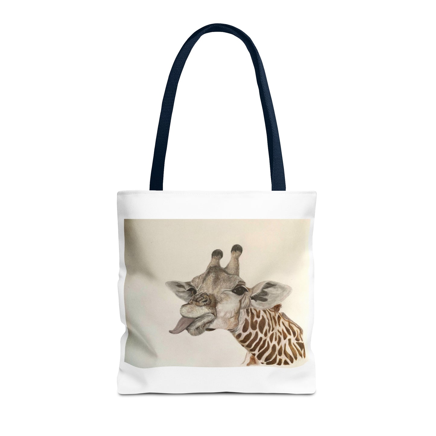 Goofy Giraffe Tote Bag, Beach Bag, Pool bag Book Bag