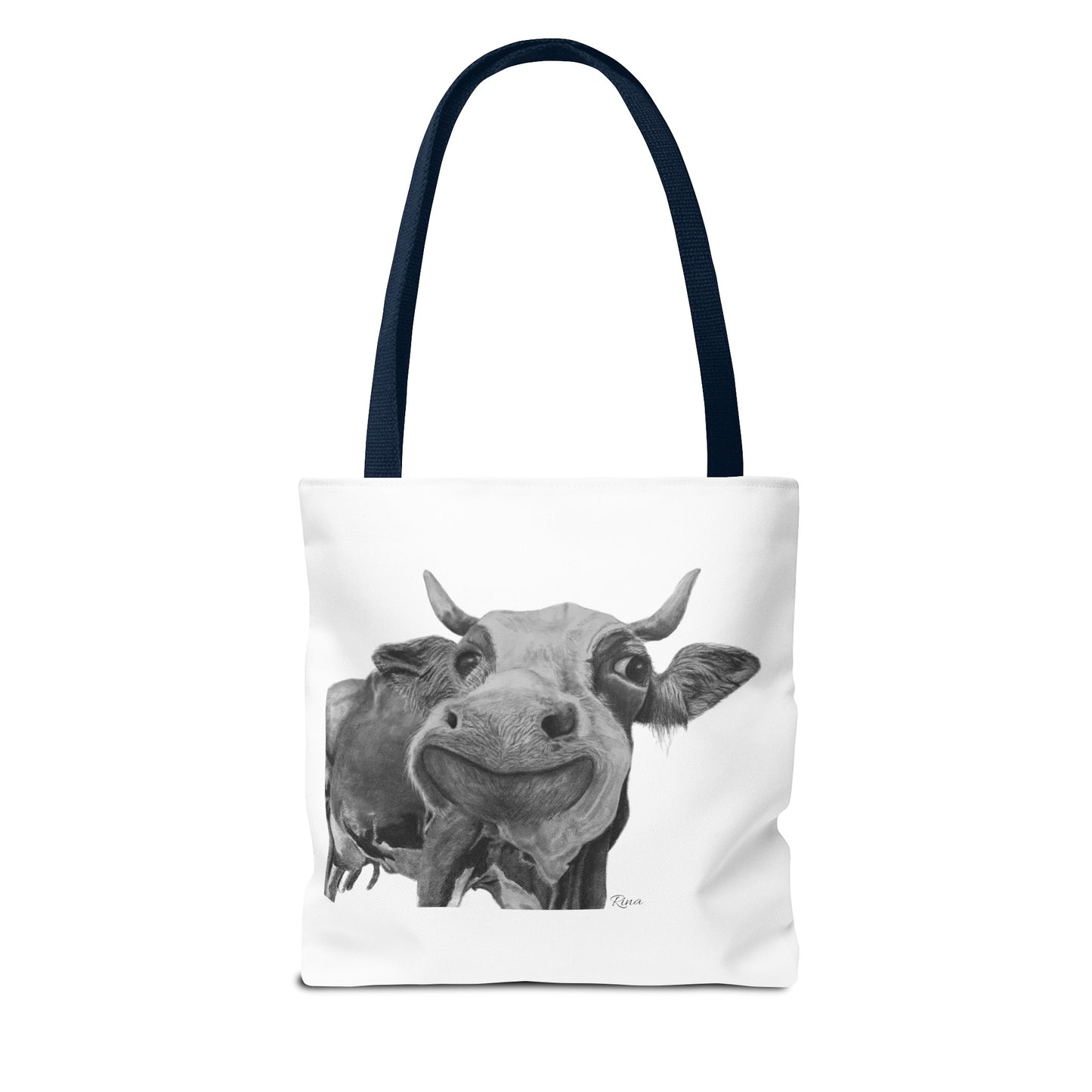 Happy Cow Tote Bag, Beach Bag, Pool Bag, Book Bag