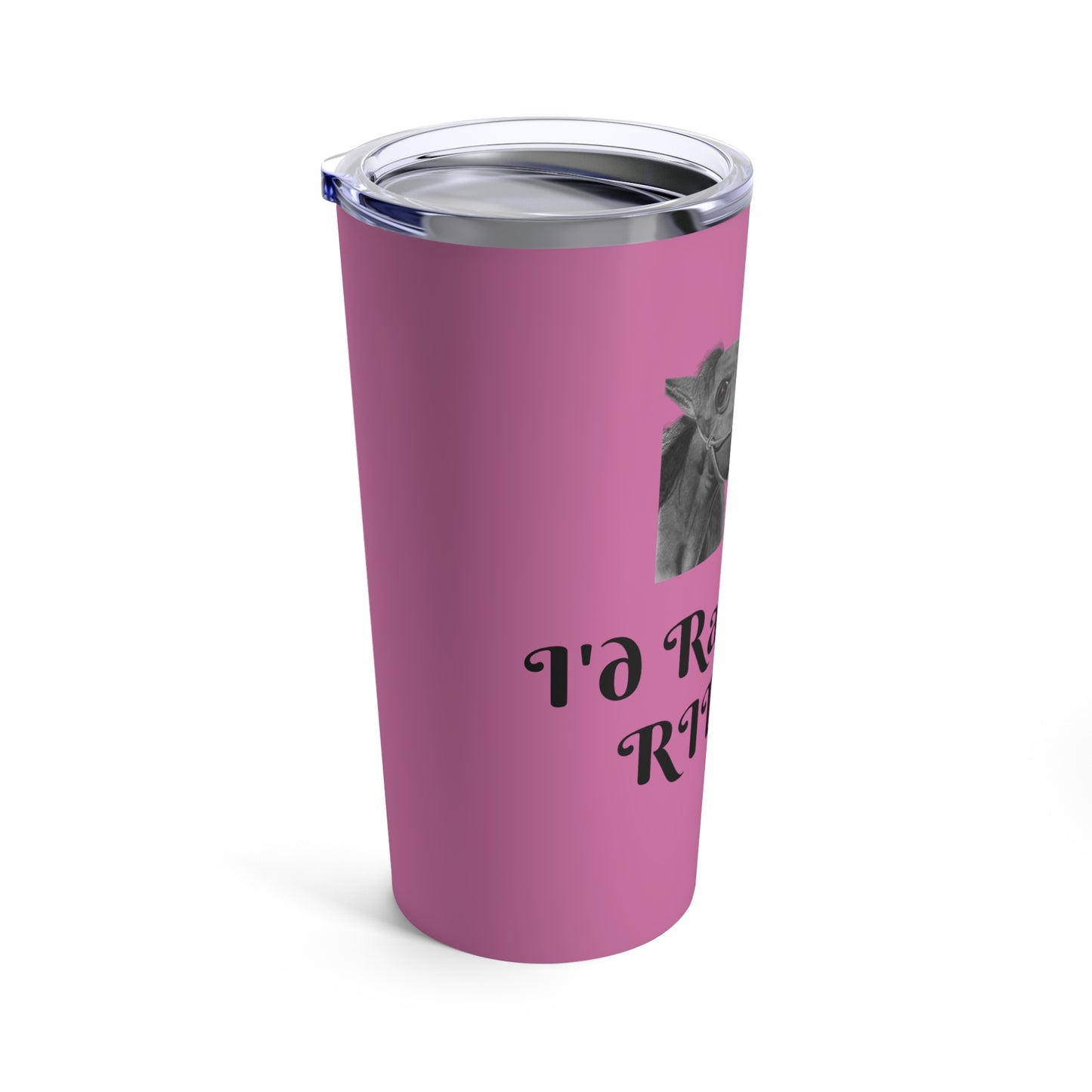 Id Rather Be Riding Funny Horse Tumbler 20oz (Pink) Gift For Horse Lover Western Tumbler