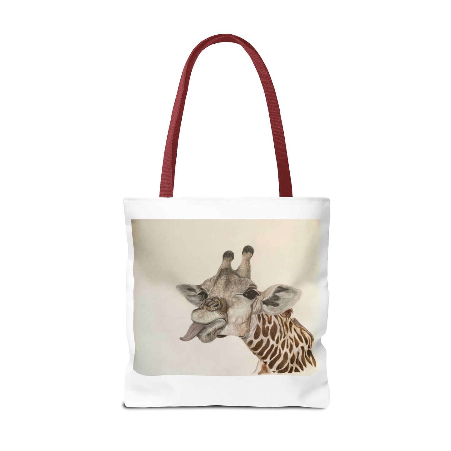 Goofy Giraffe Tote Bag, Beach Bag, Pool bag Book Bag