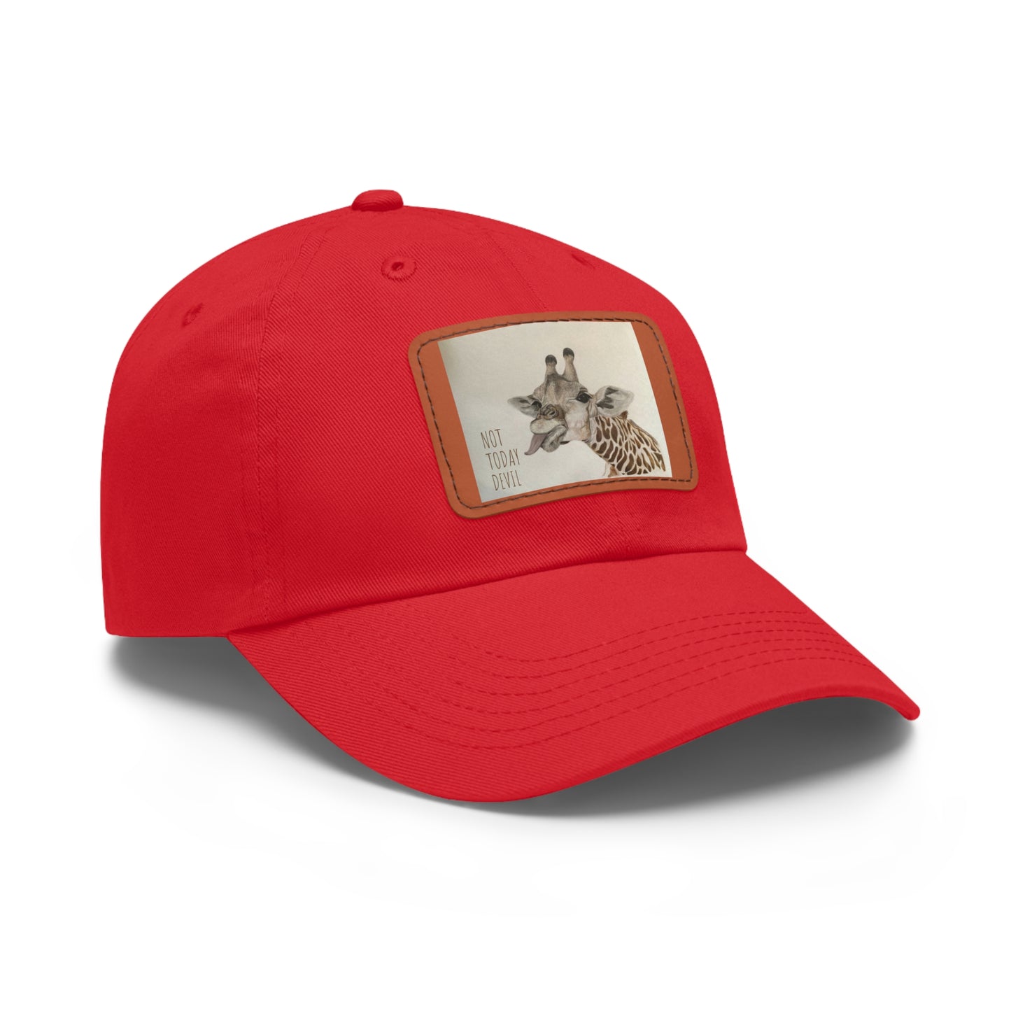 Not Today, Devil Funny Giraffe Ball Cap