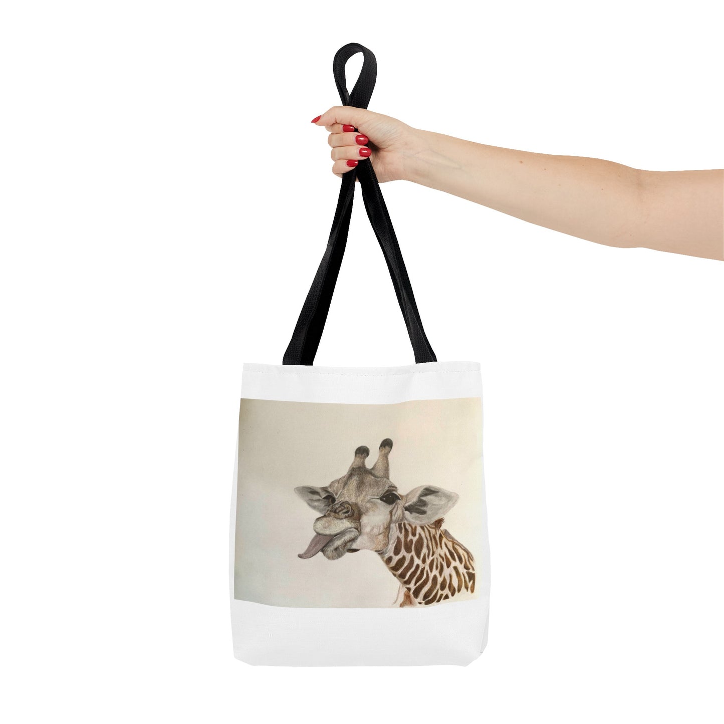 Goofy Giraffe Tote Bag, Beach Bag, Pool bag Book Bag