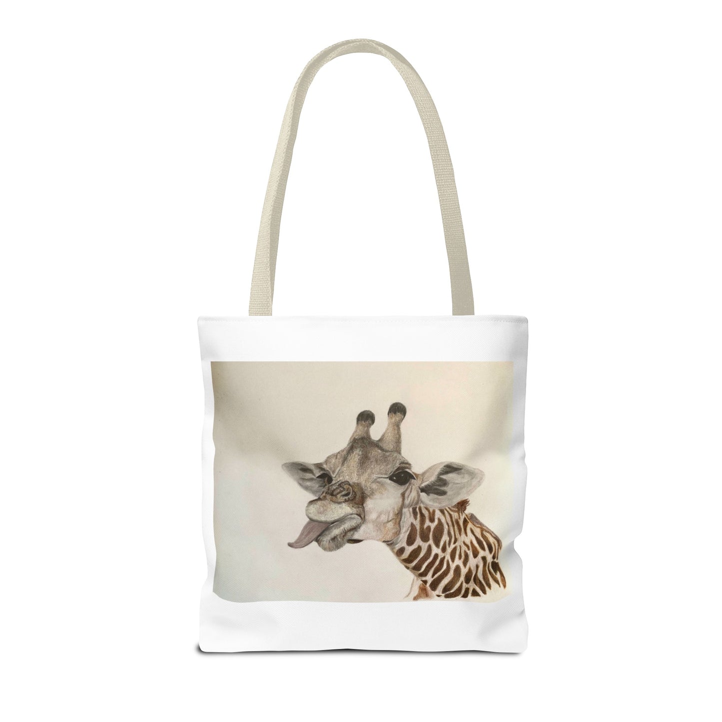 Goofy Giraffe Tote Bag, Beach Bag, Pool bag Book Bag