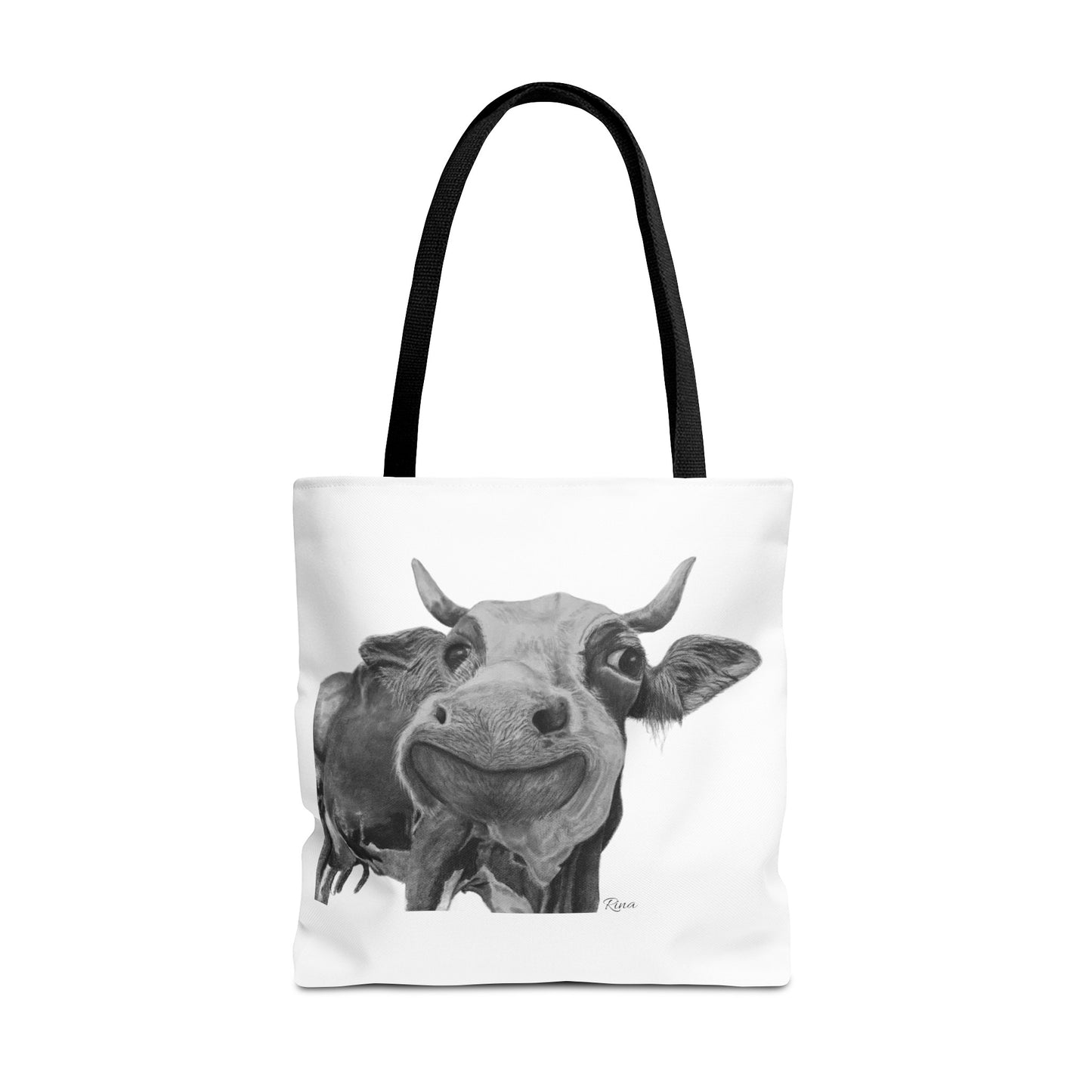 Happy Cow Tote Bag, Beach Bag, Pool Bag, Book Bag