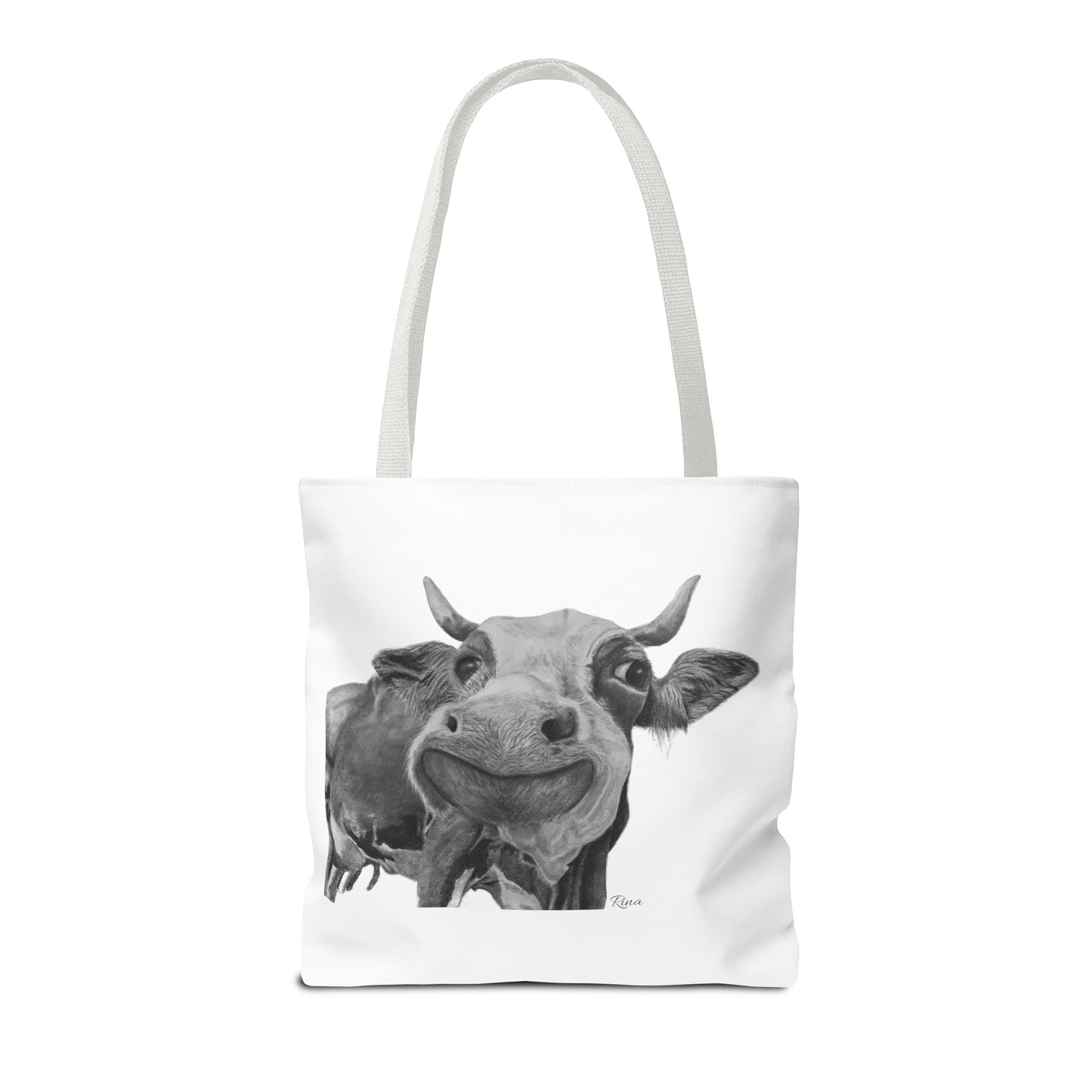 Happy Cow Tote Bag, Beach Bag, Pool Bag, Book Bag