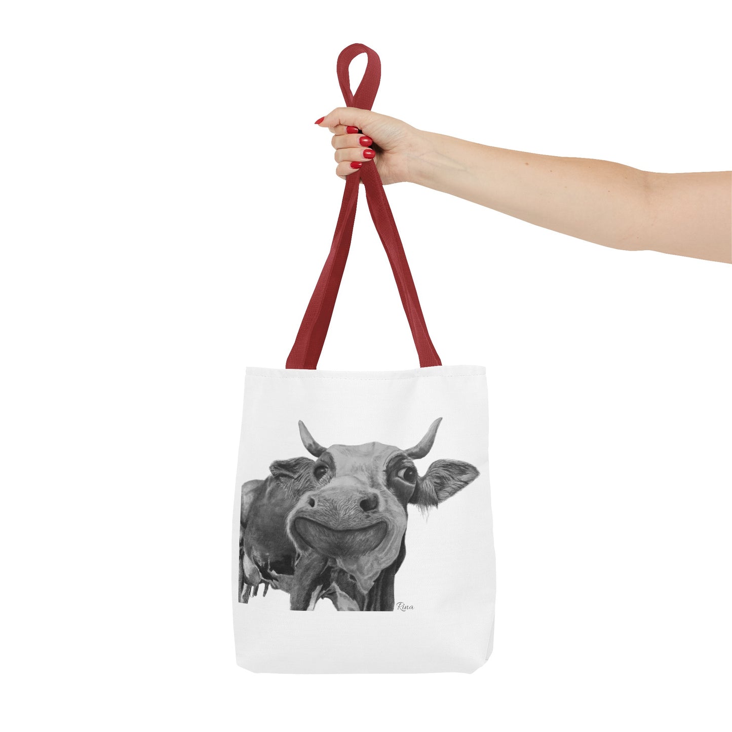 Happy Cow Tote Bag, Beach Bag, Pool Bag, Book Bag