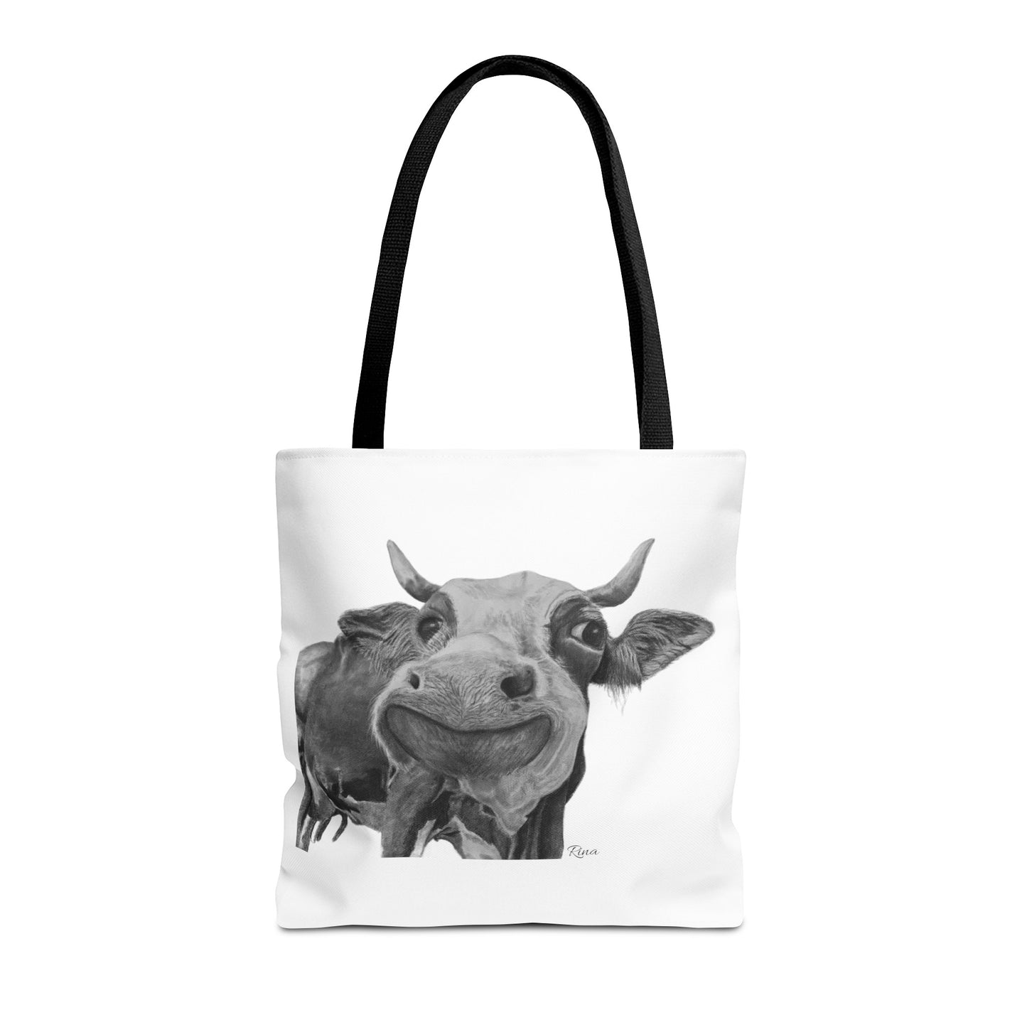 Happy Cow Tote Bag, Beach Bag, Pool Bag, Book Bag