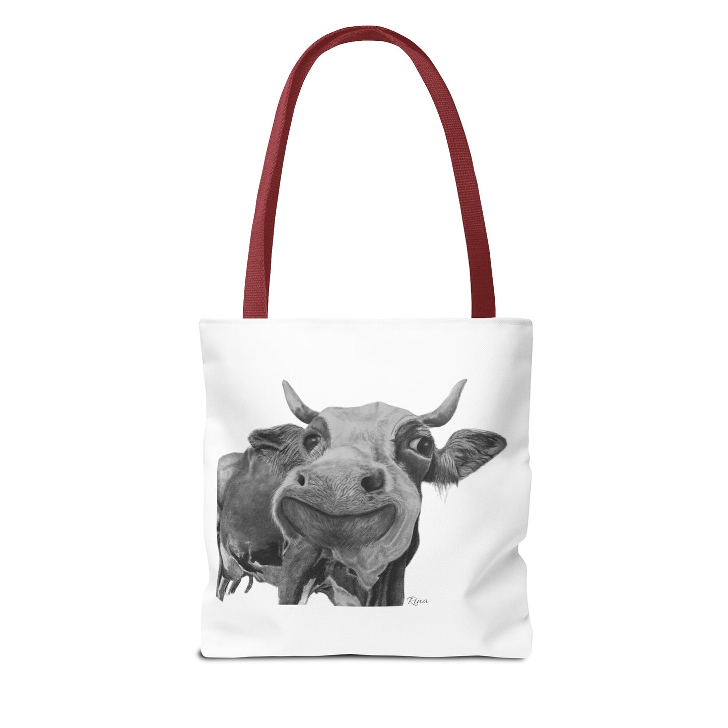 Happy Cow Tote Bag, Beach Bag, Pool Bag, Book Bag