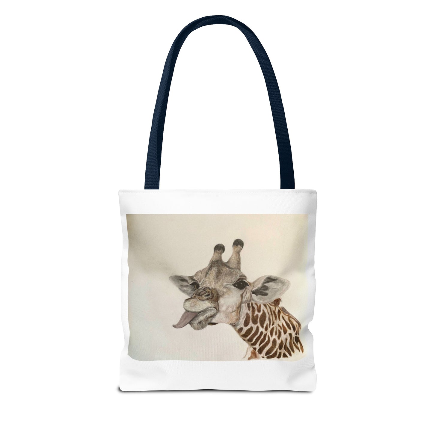 Goofy Giraffe Tote Bag, Beach Bag, Pool bag Book Bag