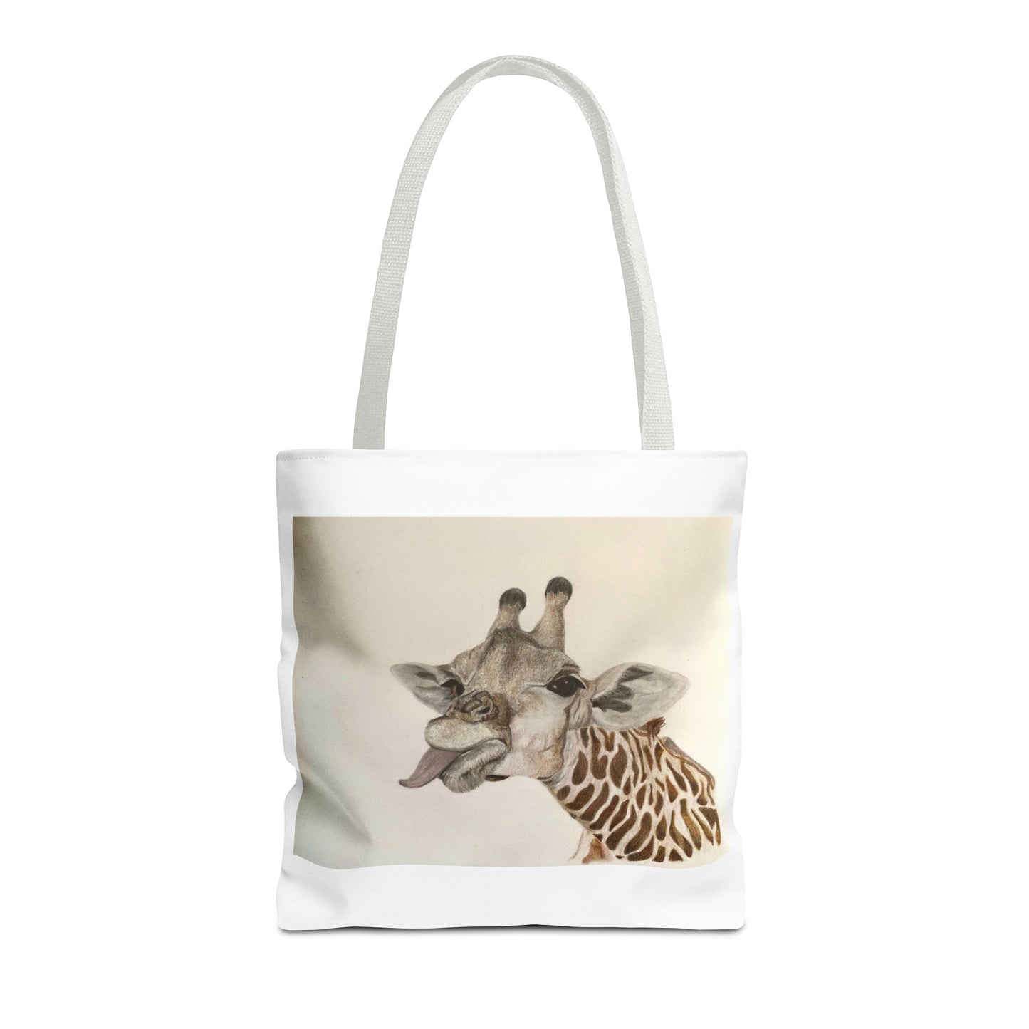 Goofy Giraffe Tote Bag, Beach Bag, Pool bag Book Bag