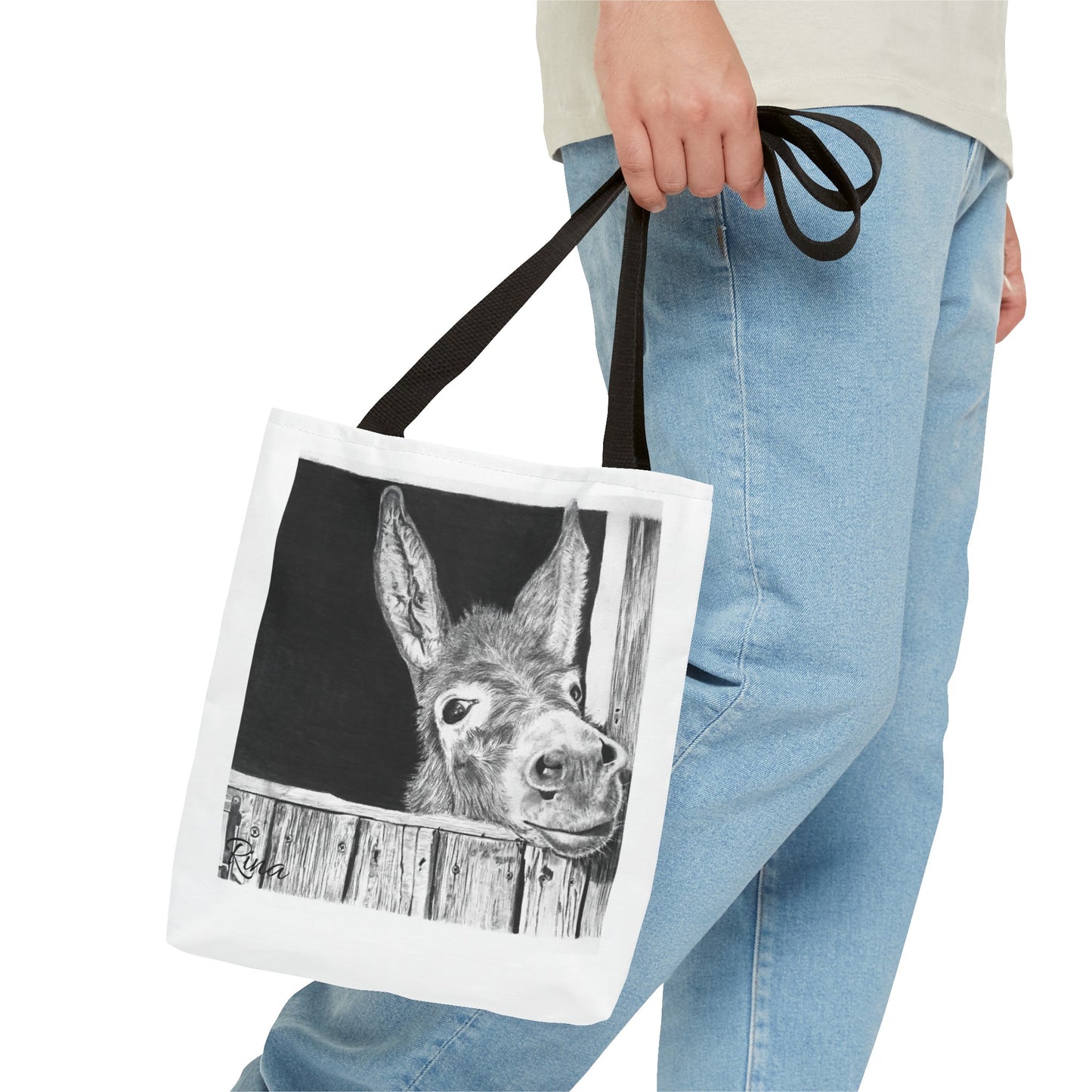 Sweet Donkey Tote Bag, Beach Bag, Pool Bag, Book Bag