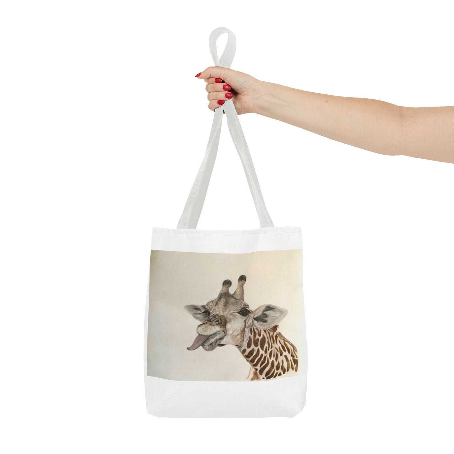 Goofy Giraffe Tote Bag, Beach Bag, Pool bag Book Bag