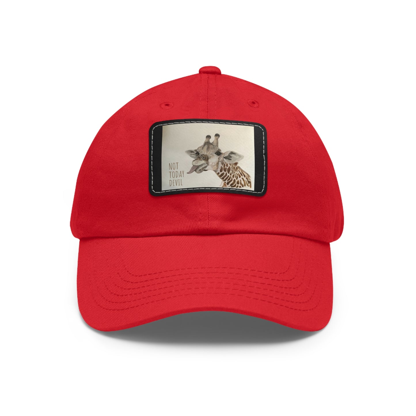 Not Today, Devil Funny Giraffe Ball Cap