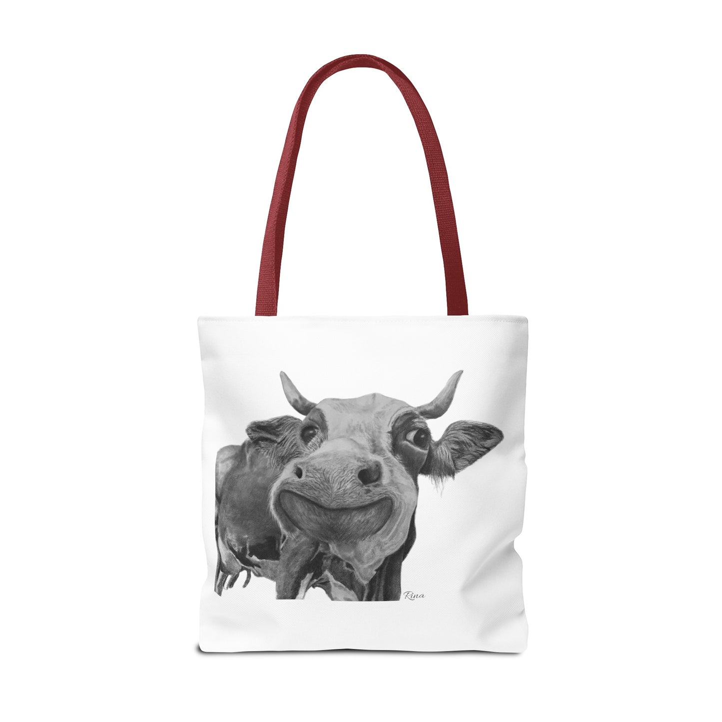 Happy Cow Tote Bag, Beach Bag, Pool Bag, Book Bag