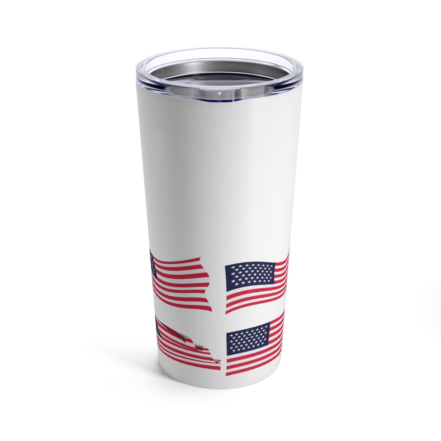 Over It Horse American Tumbler 20oz, Patriotic, America, Flag