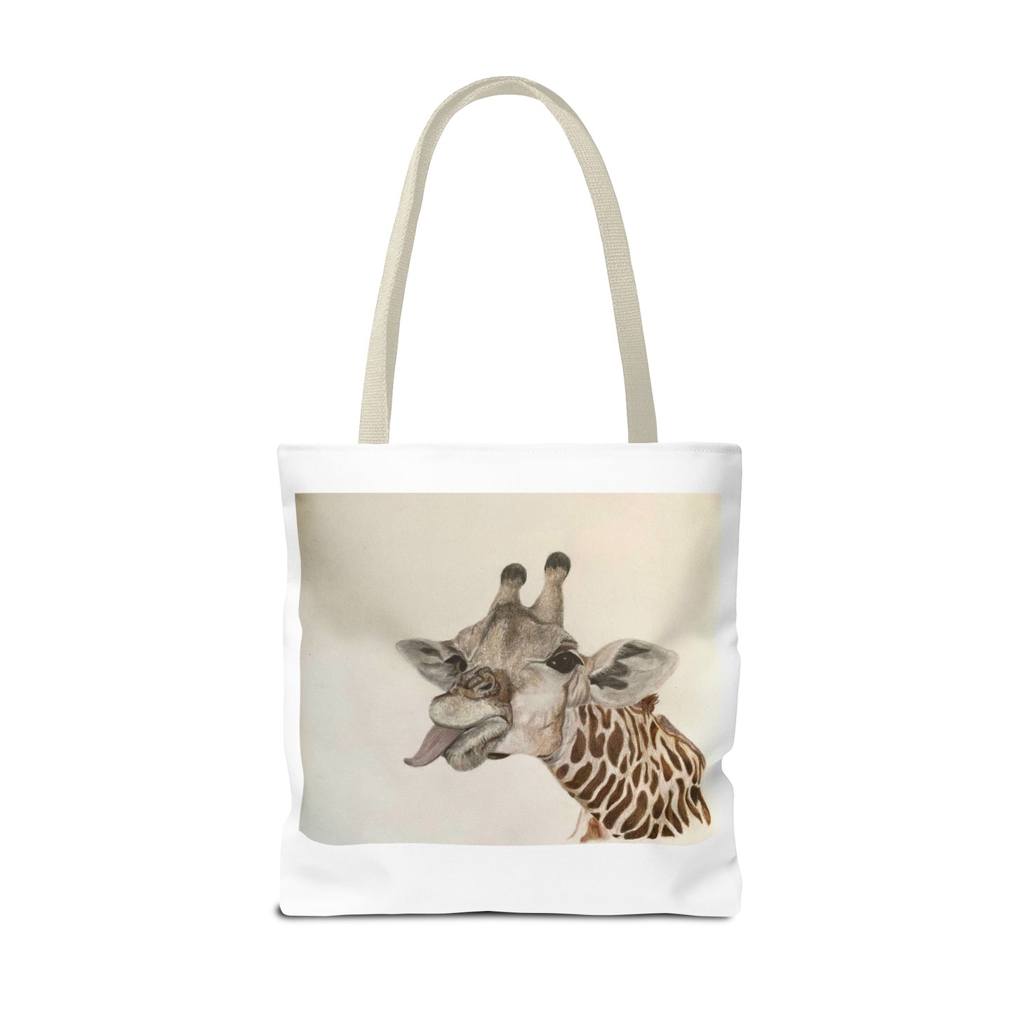 Goofy Giraffe Tote Bag, Beach Bag, Pool bag Book Bag