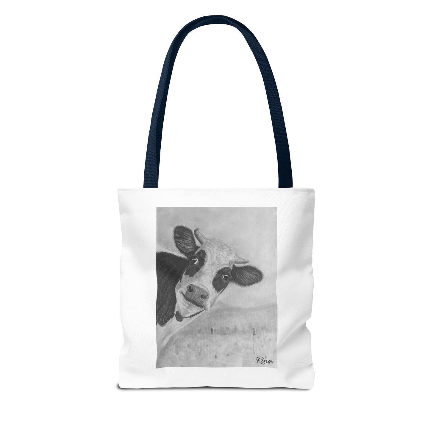 Peek A Boo Cow Tote Bag, Beach bag, Pool Bag, Book Bag