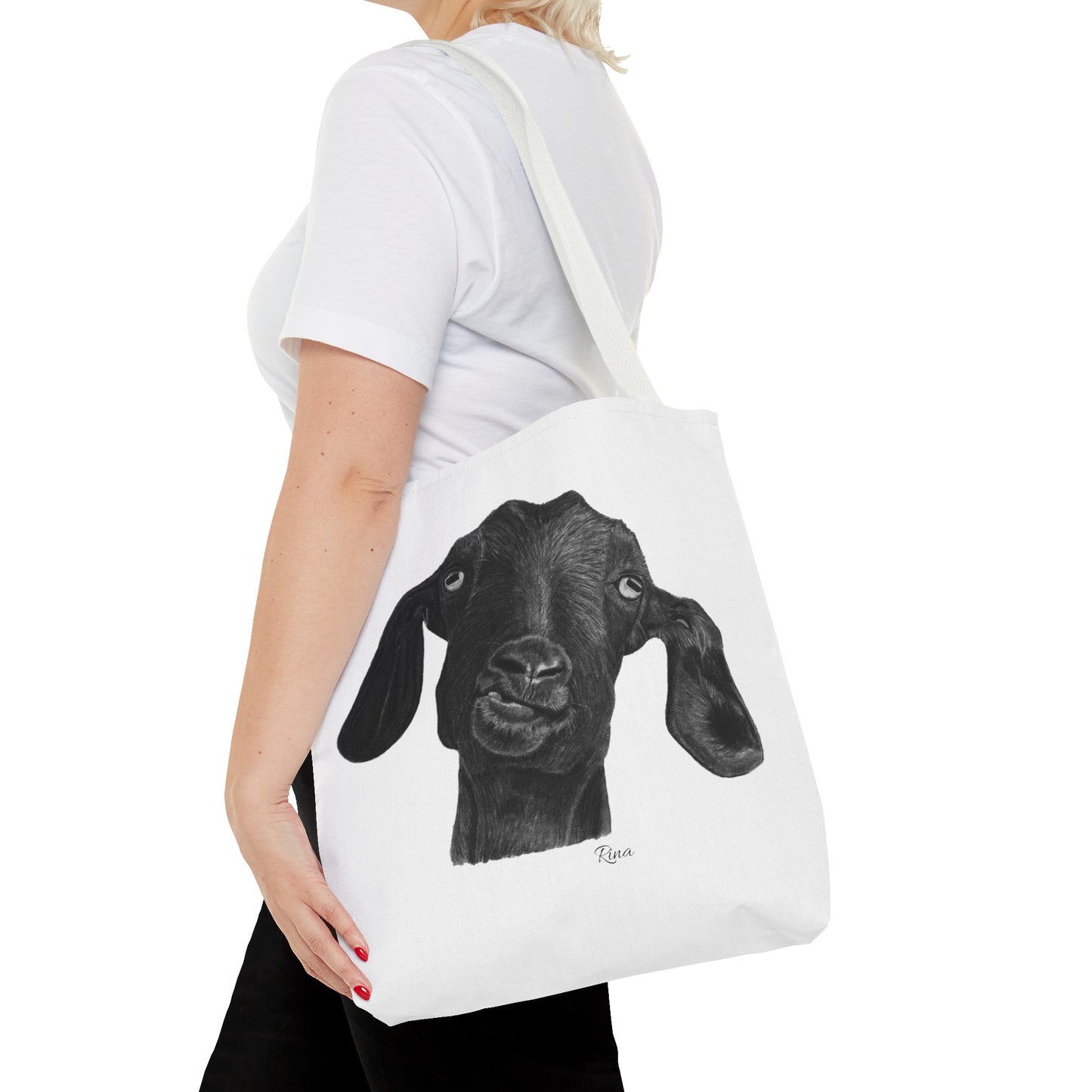 Goofy Goat Tote Bag, Beach Bag, Pool Bag, Book Bag