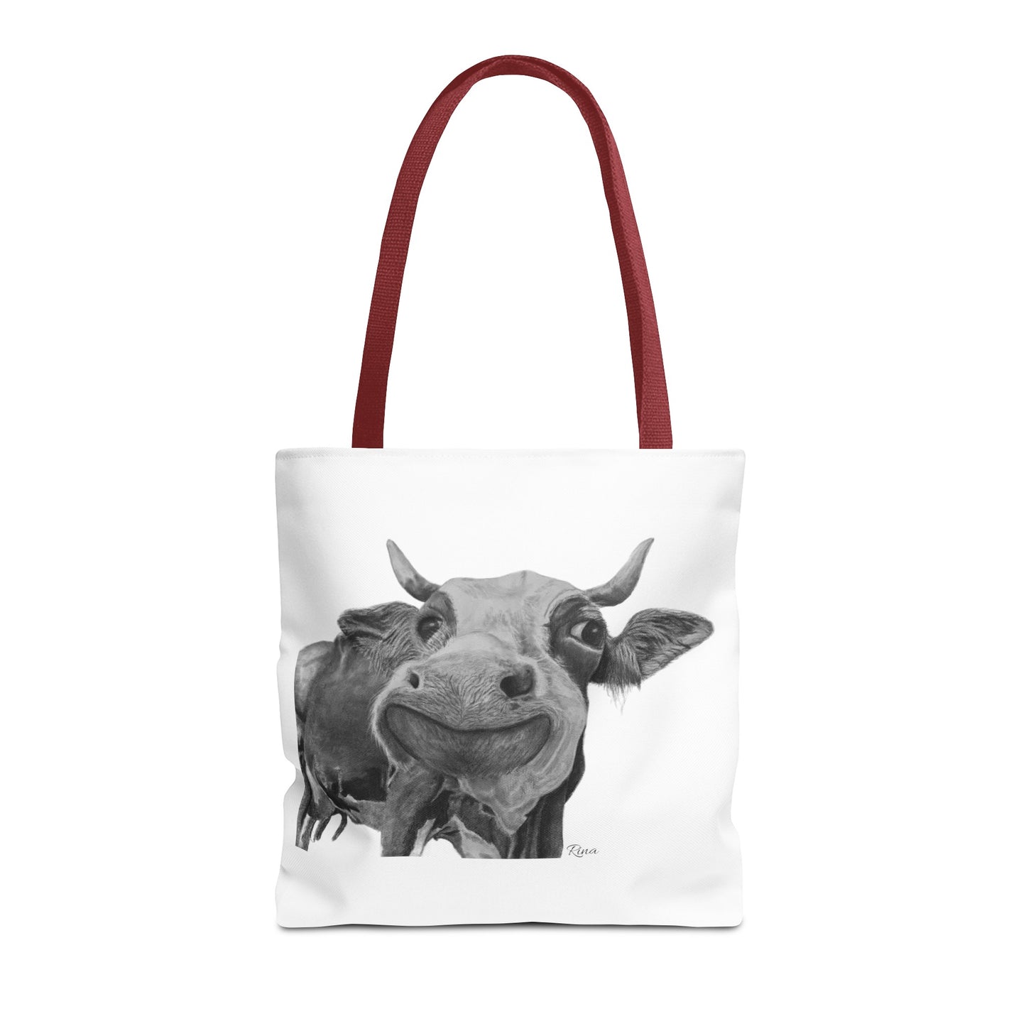 Happy Cow Tote Bag, Beach Bag, Pool Bag, Book Bag